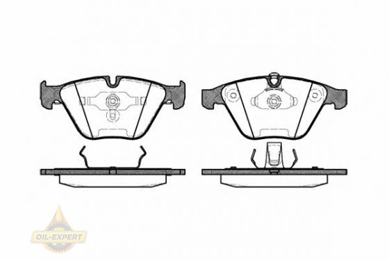Remsa Колодки тормозные дисковые REMSA 0857.00 - Картинка 1
