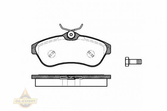 Remsa Колодки тормозные дисковые REMSA 0880.00 - Картинка 1