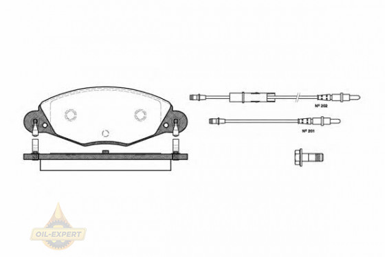 Remsa Колодки тормозные дисковые REMSA 0827.04 - Картинка 1