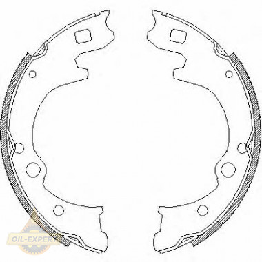 Remsa Колодки тормозные барабанные REMSA 4150.00 - Картинка 1
