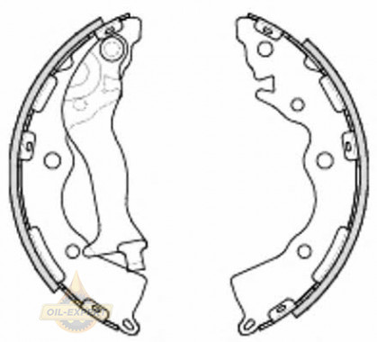 Remsa Колодки тормозные барабанные REMSA 4234.00 - Картинка 1