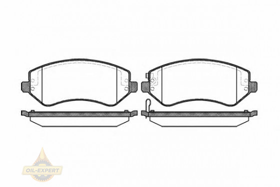 Remsa Колодки тормозные дисковые REMSA 0807.02 - Картинка 1