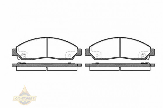Remsa Колодки тормозные дисковые REMSA 1098.14 - Картинка 1