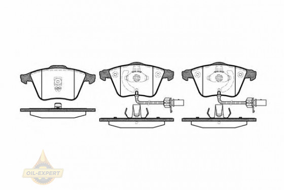 Remsa Колодки тормозные дисковые REMSA 0964.02 - Картинка 1