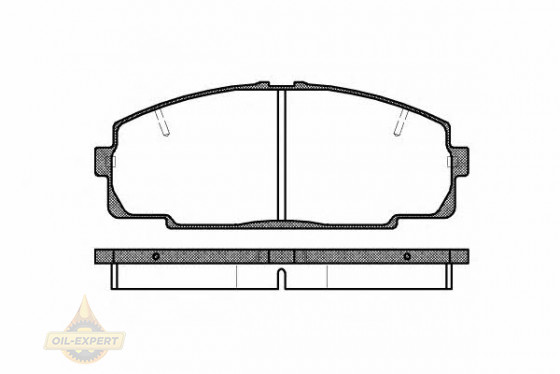 Remsa Колодки тормозные дисковые REMSA 0421.20 - Картинка 1
