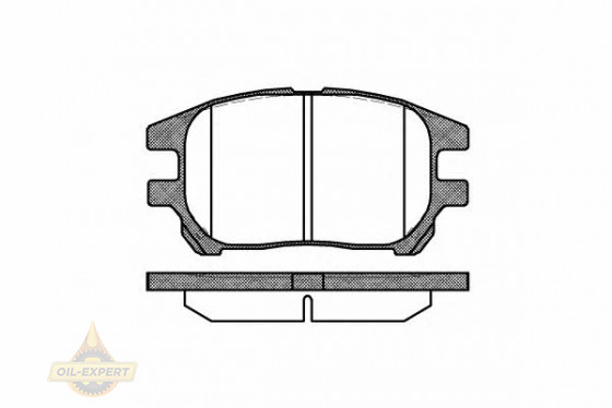 Remsa Колодки тормозные дисковые REMSA 0972.00 - Картинка 1