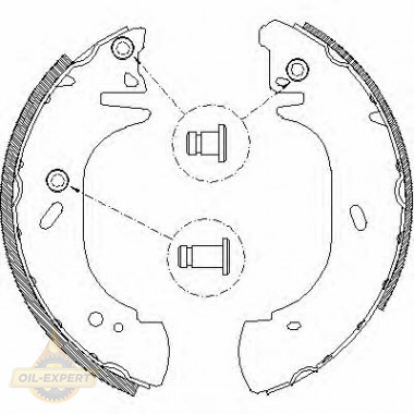 Remsa Колодки тормозные барабанные REMSA 4306.00 - Картинка 1