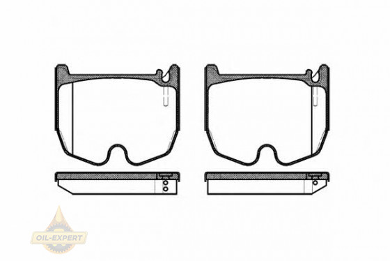 Remsa Колодки тормозные дисковые REMSA 0992.00 - Картинка 1