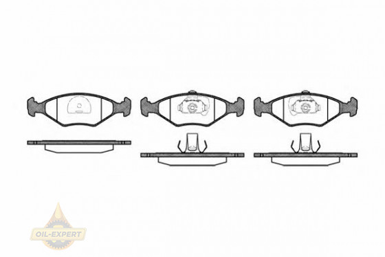Remsa Колодки тормозные дисковые REMSA 0281.40 - Картинка 1