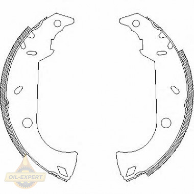 Remsa Колодки тормозные барабанные REMSA 4180.00 - Картинка 1
