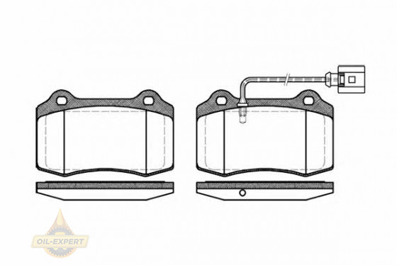 Remsa Колодки тормозные дисковые REMSA 0434.01 - Картинка 1