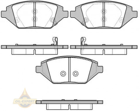 Remsa Колодки тормозные дисковые REMSA 1686.02 - Картинка 1