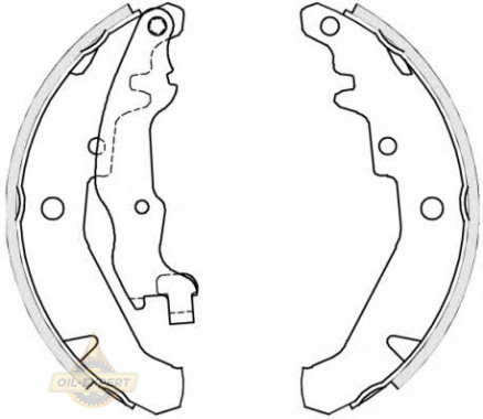 Remsa Колодки тормозные барабанные REMSA 4139.01 - Картинка 1