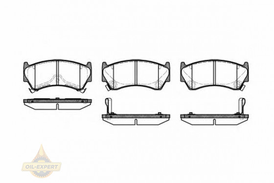 Remsa Колодки тормозные дисковые REMSA 0592.12 - Картинка 1