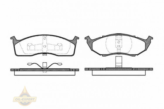 Remsa Колодки тормозные дисковые REMSA 0447.00 - Картинка 1