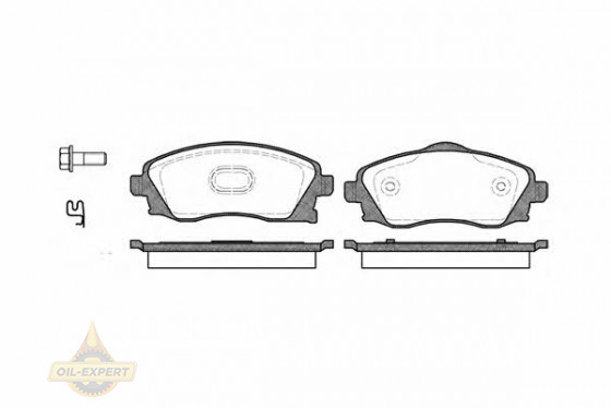 Remsa Колодки тормозные дисковые REMSA 0774.02 - Картинка 1