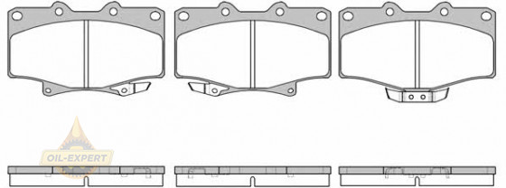 Remsa Колодки тормозные дисковые REMSA 0429.14 - Картинка 1