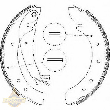 Remsa Колодки тормозные барабанные REMSA 4719.00 - Картинка 1