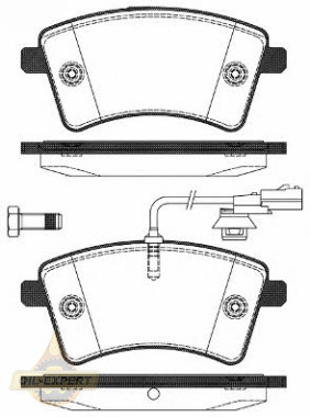 Remsa Колодки тормозные дисковые REMSA 1351.01 - Картинка 1