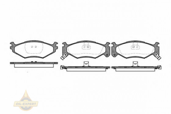 Remsa Колодки тормозные дисковые REMSA 0483.02 - Картинка 1