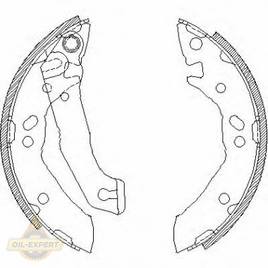 Remsa Колодки тормозные барабанные REMSA 4117.00 - Картинка 1