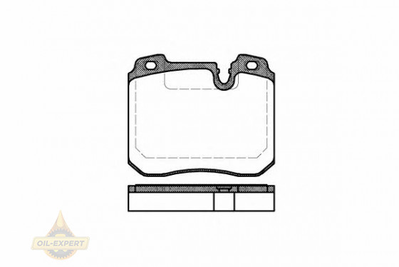 Remsa Колодки тормозные дисковые REMSA 0378.00 - Картинка 1