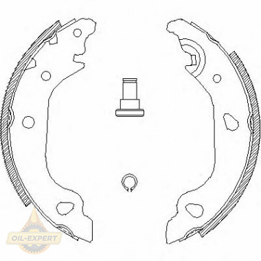 Remsa Колодки тормозные барабанные REMSA 4098.01 - Картинка 1