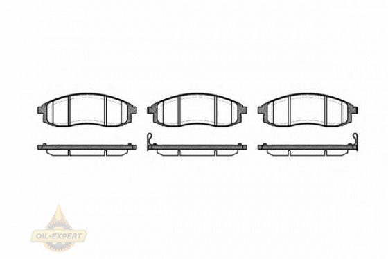 Remsa Колодки тормозные дисковые REMSA 0598.12 - Картинка 1