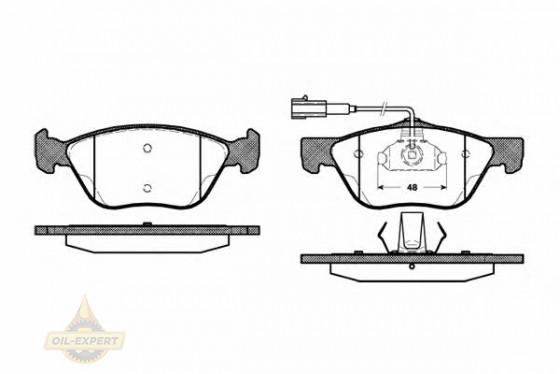 Remsa Колодки тормозные дисковые REMSA 0589.22 - Картинка 1