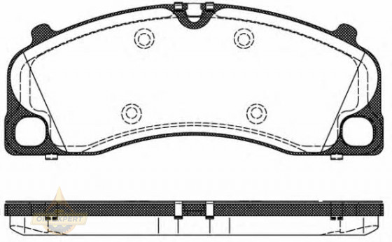 Remsa Колодки тормозные дисковые REMSA 1509.00 - Картинка 1
