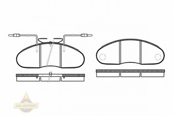 Remsa Колодки тормозные дисковые REMSA 0048.12 - Картинка 1