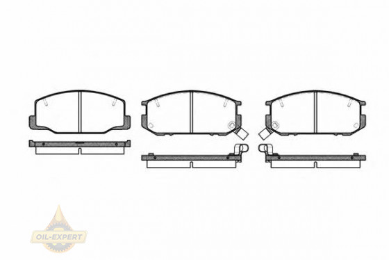 Remsa Колодки тормозные дисковые REMSA 0152.12 - Картинка 1