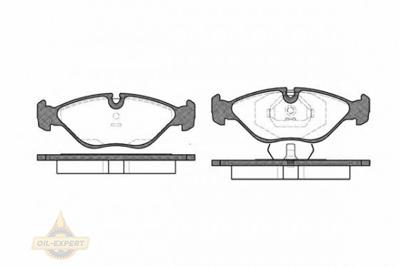 Remsa Колодки тормозные дисковые REMSA 0319.00 - Картинка 1
