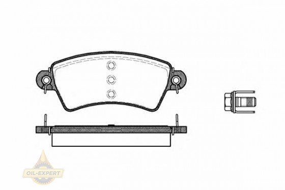Remsa Колодки тормозные дисковые REMSA 0726.00 - Картинка 1