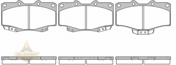 Remsa Колодки дискові гальмові REMSA 0315.14 - Заображення 1