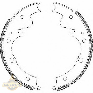 Remsa Колодки тормозные барабанные REMSA 4121.00 - Картинка 1