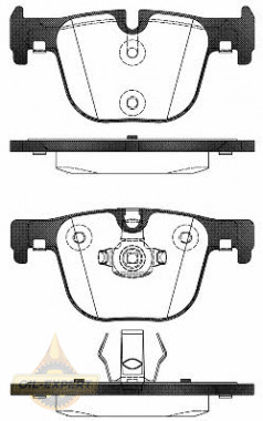 Remsa Колодки тормозные дисковые REMSA 1493.00 - Картинка 1