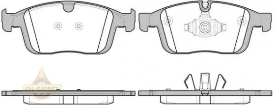Remsa Колодки тормозные дисковые REMSA 1689.00 - Картинка 1
