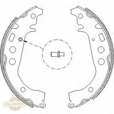 Remsa Колодки тормозные барабанные REMSA 4101.00 - Картинка 1
