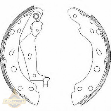 Remsa Колодки тормозные барабанные REMSA 4001.00 - Картинка 1