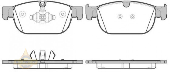 Remsa Колодки тормозные дисковые REMSA 1696.00 - Картинка 1