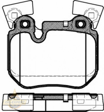 Remsa Колодки тормозные дисковые REMSA 1373.00 - Картинка 1