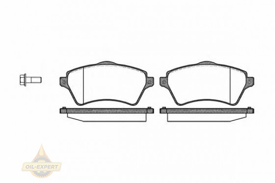 Remsa Колодки тормозные дисковые REMSA 0822.00 - Картинка 1