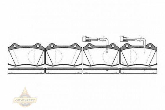 Remsa Колодки тормозные дисковые REMSA 0434.02 - Картинка 1