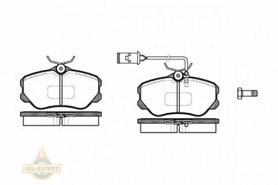 Remsa Колодки тормозные дисковые REMSA 0303.12 - Картинка 1