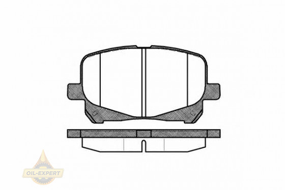 Remsa Колодки тормозные дисковые REMSA 0621.10 - Картинка 1