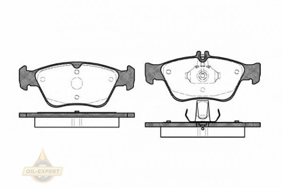 Remsa Колодки тормозные дисковые REMSA 0586.00 - Картинка 1