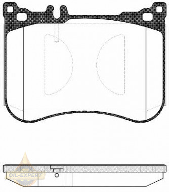 Remsa Колодки тормозные дисковые REMSA 1534.00 - Картинка 1