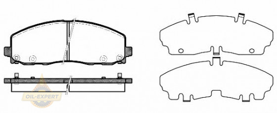Remsa Колодки тормозные дисковые REMSA 1484.04 - Картинка 1