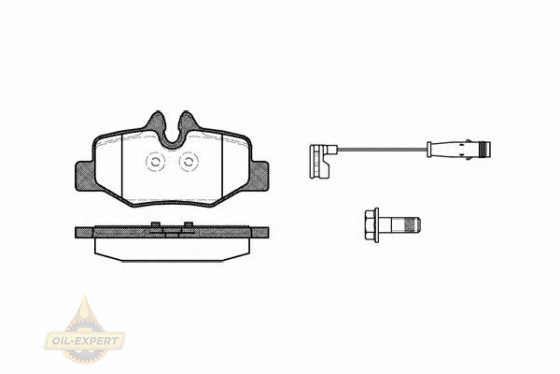 Remsa Колодки тормозные дисковые REMSA 1110.02 - Картинка 1
